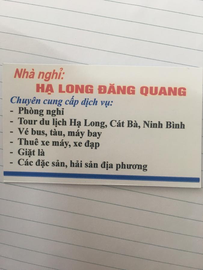 Dang Quang Guesthouse Ha Long Eksteriør bilde
